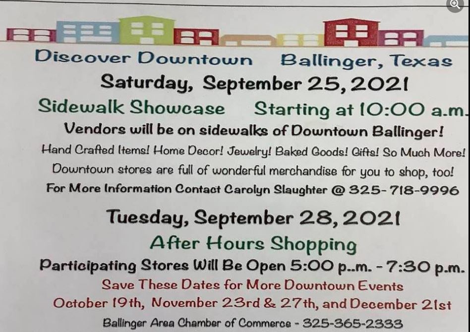 Downtown Shoppin Sept 2021